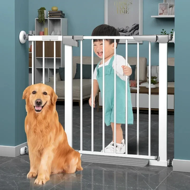 

A461 - Child Safety Door Fence, Dog Gate, Pet Barrier, Baby Indoor Stair Protection, Non-Perforated Safety Fence,Easy to Install