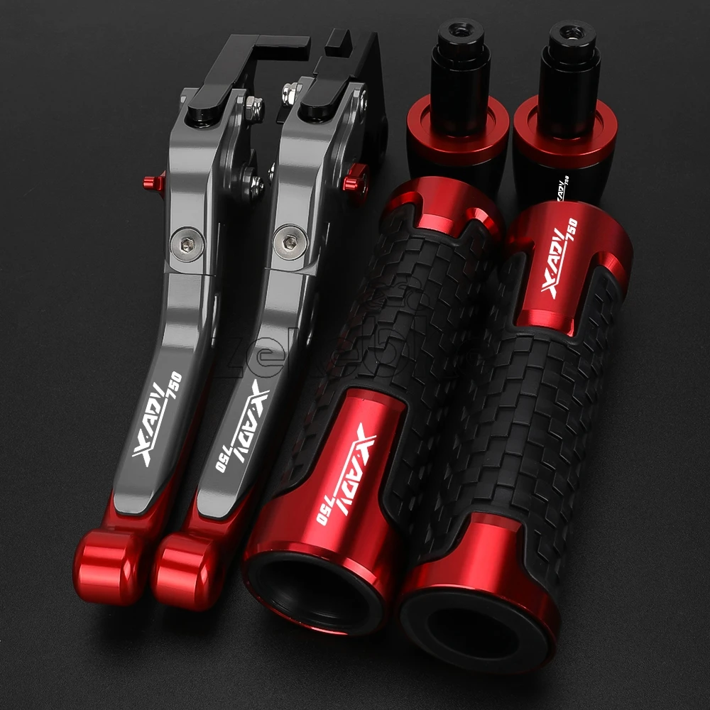 FOR HONDA XADV 750 X-ADV xadv750 2021 2022 2023 2024 2025 2026 Motorcycle Adjustable Brake Clutch Levers Handlebar Grip Aluminum