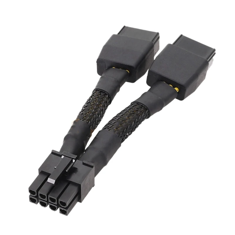 Dual 8Pin To 8Pin Power Cable Graphics Card Power Cord Cable For  TESLA K80/M40/P100/V1 GPU 10Cm