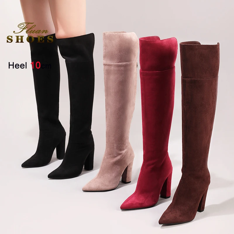 Suede Over The Knee… - image