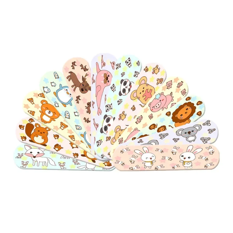 100PCS/120PCS Cartoon Round Strap Shape Band Aid Strips for Children Adult Skin Patch Wound Plasters Woundplast