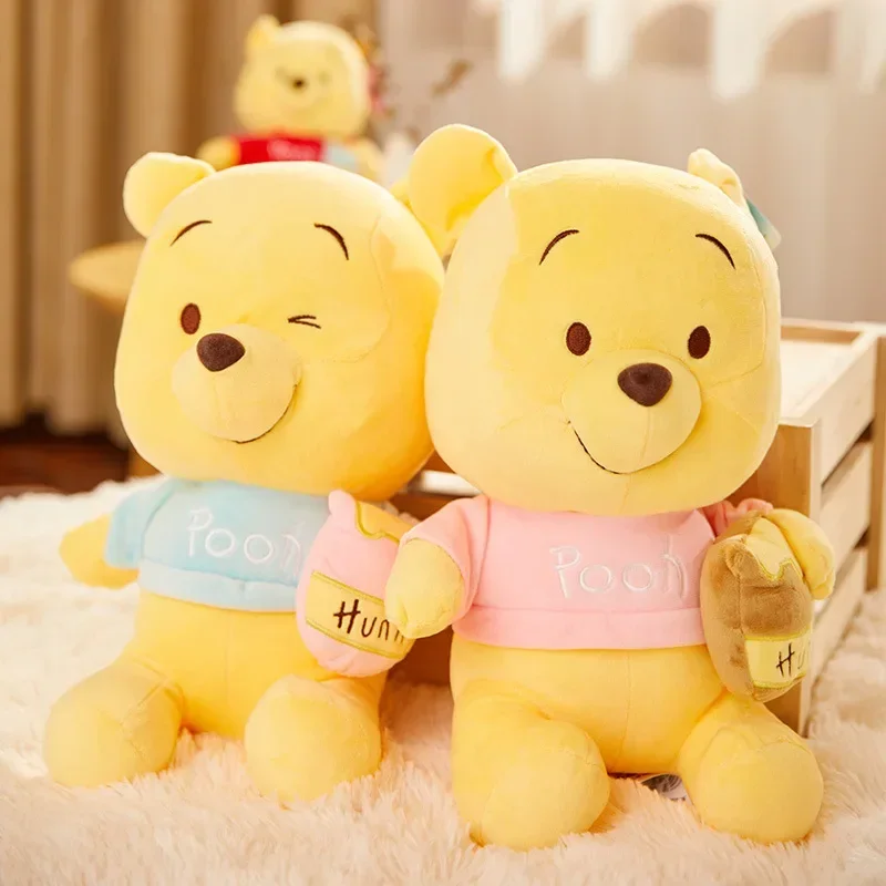 Original neue Disney Kawaii Honig topf Winnie the Pooh Plüsch Spielzeug Kissen niedlichen Cartoon Anime weichen ausgestopften Puppen Kinder geschenke