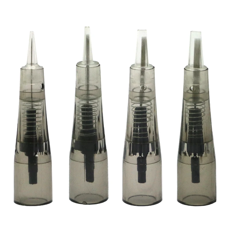 Makeup Microblading Needles Eyebrow Lip Tattoo Needle Cartridges Semi Body Permanent Makeup Accessory Push-in type 1P