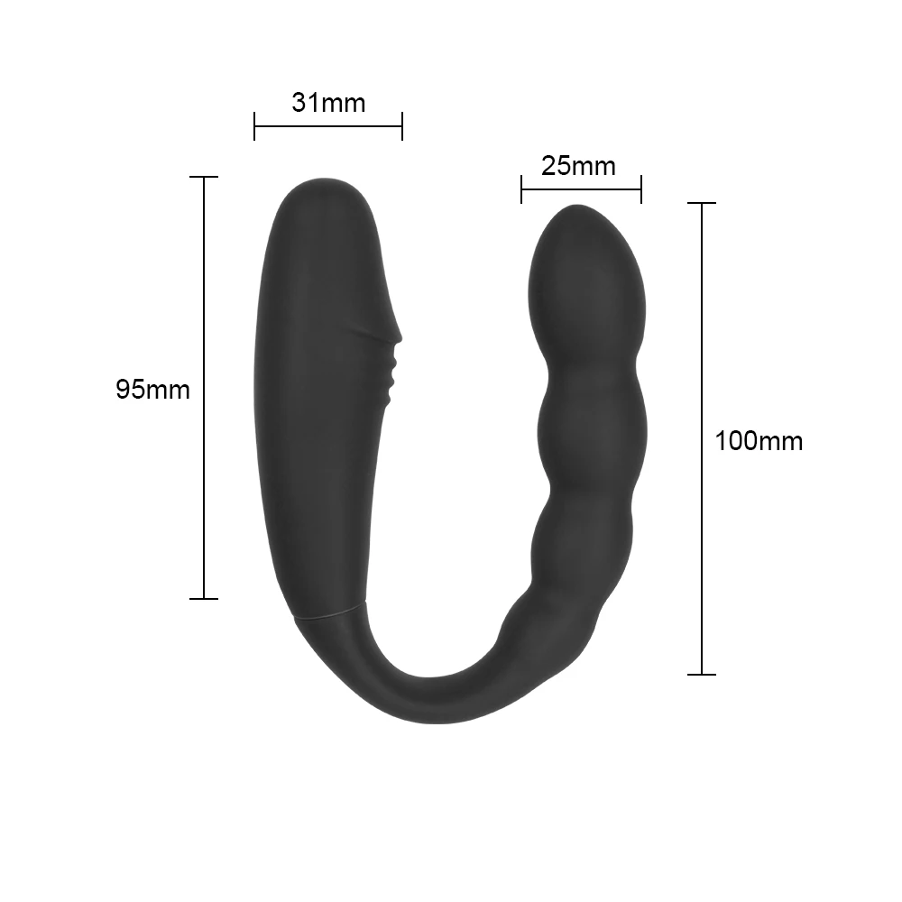 Wireless Control U-shaped Dildo G Spot Vagina Clit Anal Massage Double Headed Vibrators Adult 18 Sex Products Sex Toys for Women