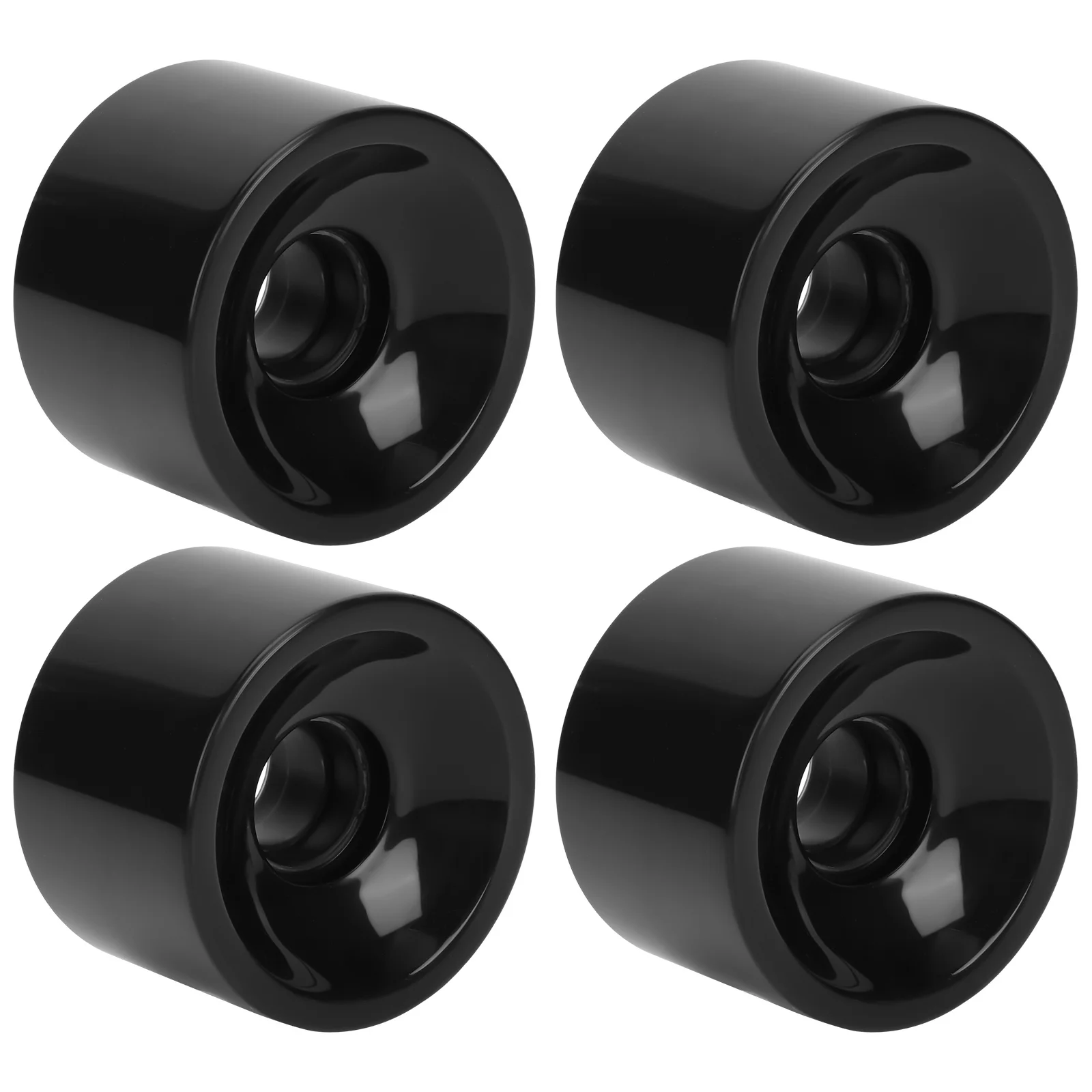 4 قطع من عجلات لوح التزلج المقاومة سهلة التركيب هدية لعشاق الرياضة مستلزمات لوح التزلج الطويلة