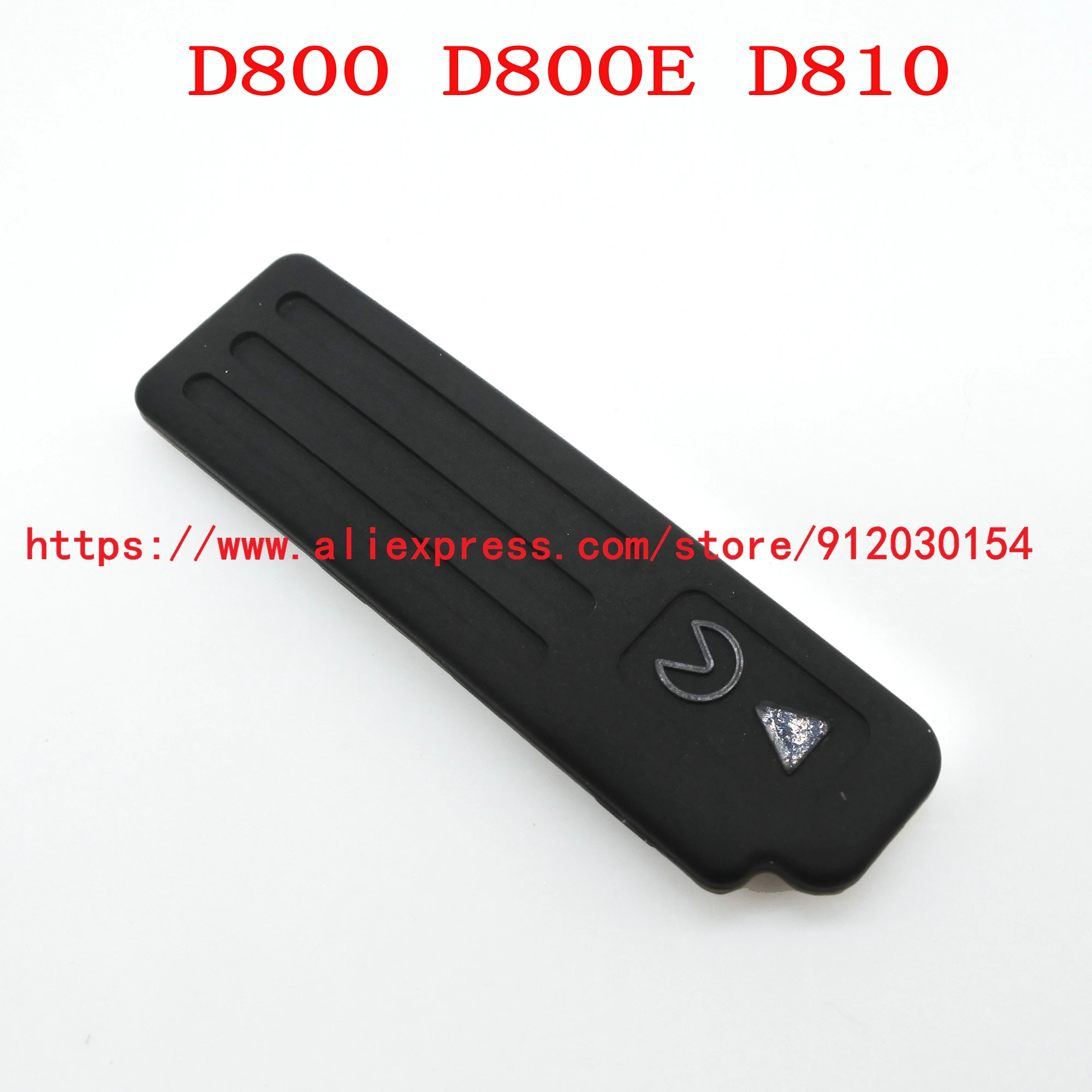 Tapa de cubierta inferior de goma para cámara Nikon D800, D800E, D810, D7000, D600, D610, D7100, D7200, D750, D850, D500, alta calidad, nueva