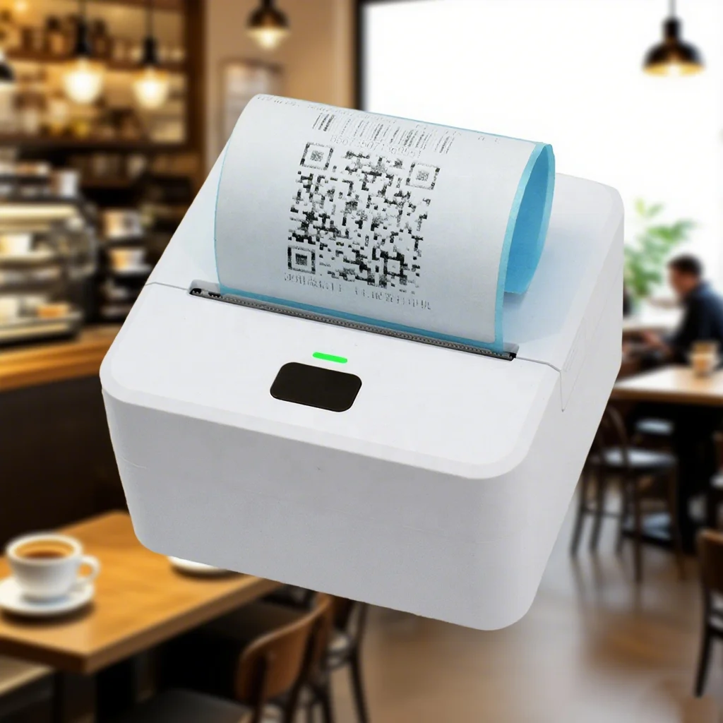 

Handheld Bluetooth & USB 80mm Thermal Label Printer Dual-Mode Portable Printer for Mobile Sticker Printing