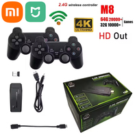 Xiaomi Mijia M8 Console 4K 2.4G Double Wireless 10000 Game 64G Retro Classic Gaming Gamepads TV Family Controller For PS1/GBA/MD