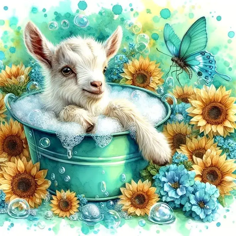 

GATYZTORY Dog Diamond Mosaic Animal Suitable For Beginners DIY Diamond Painting Cartoon Acrylic Craft Supplies Holiday Gifts