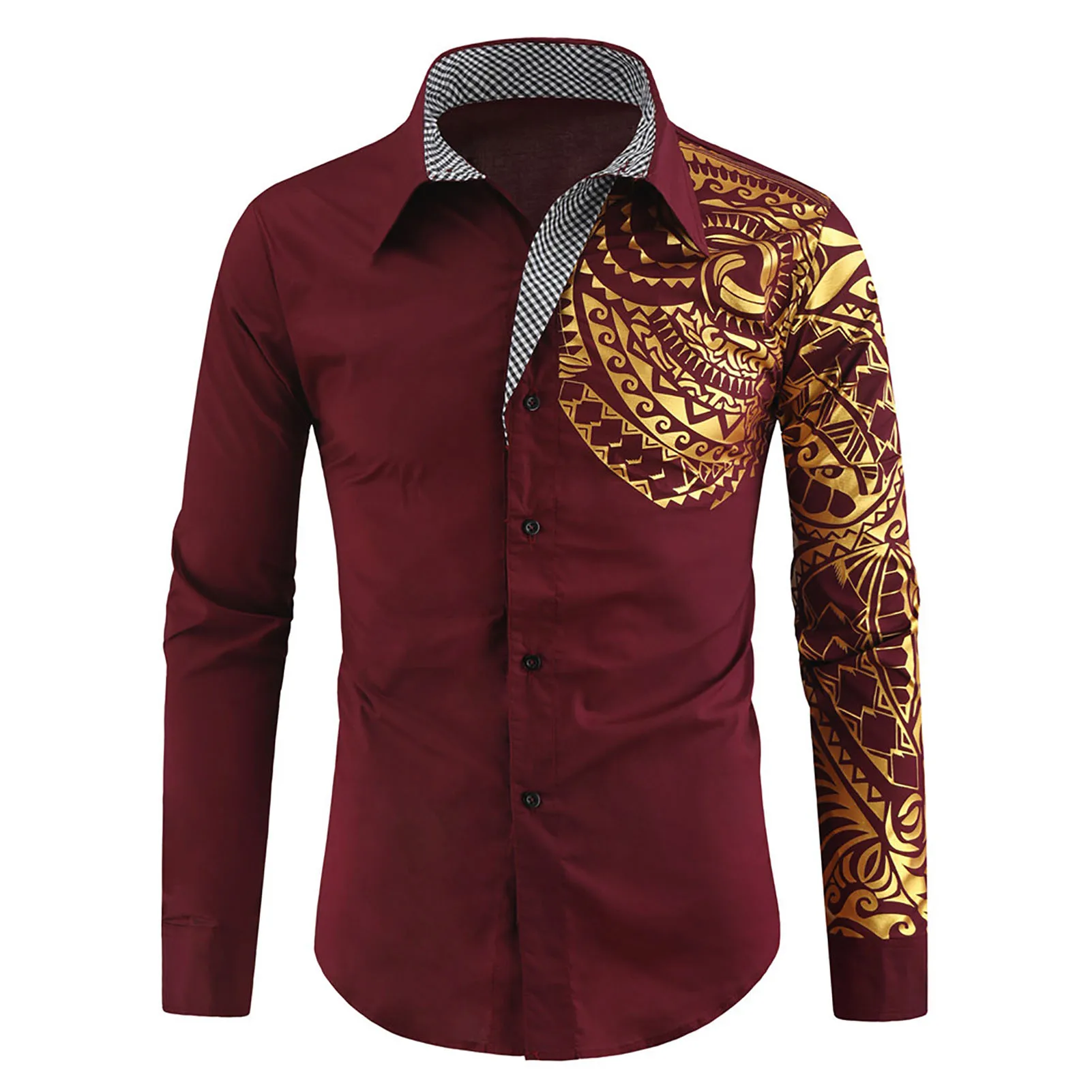 Luxury Shirt Men New Slim Long Sleeve Shirt for Men Long-sleeved Men Public Club Fancy Shirt Men\'s Shirts