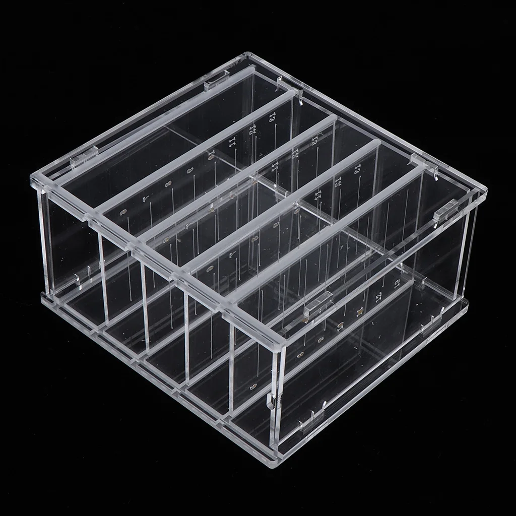 منظم تخزين وحامل كاذب من الأكريليك مكون من 5 طبقات #3