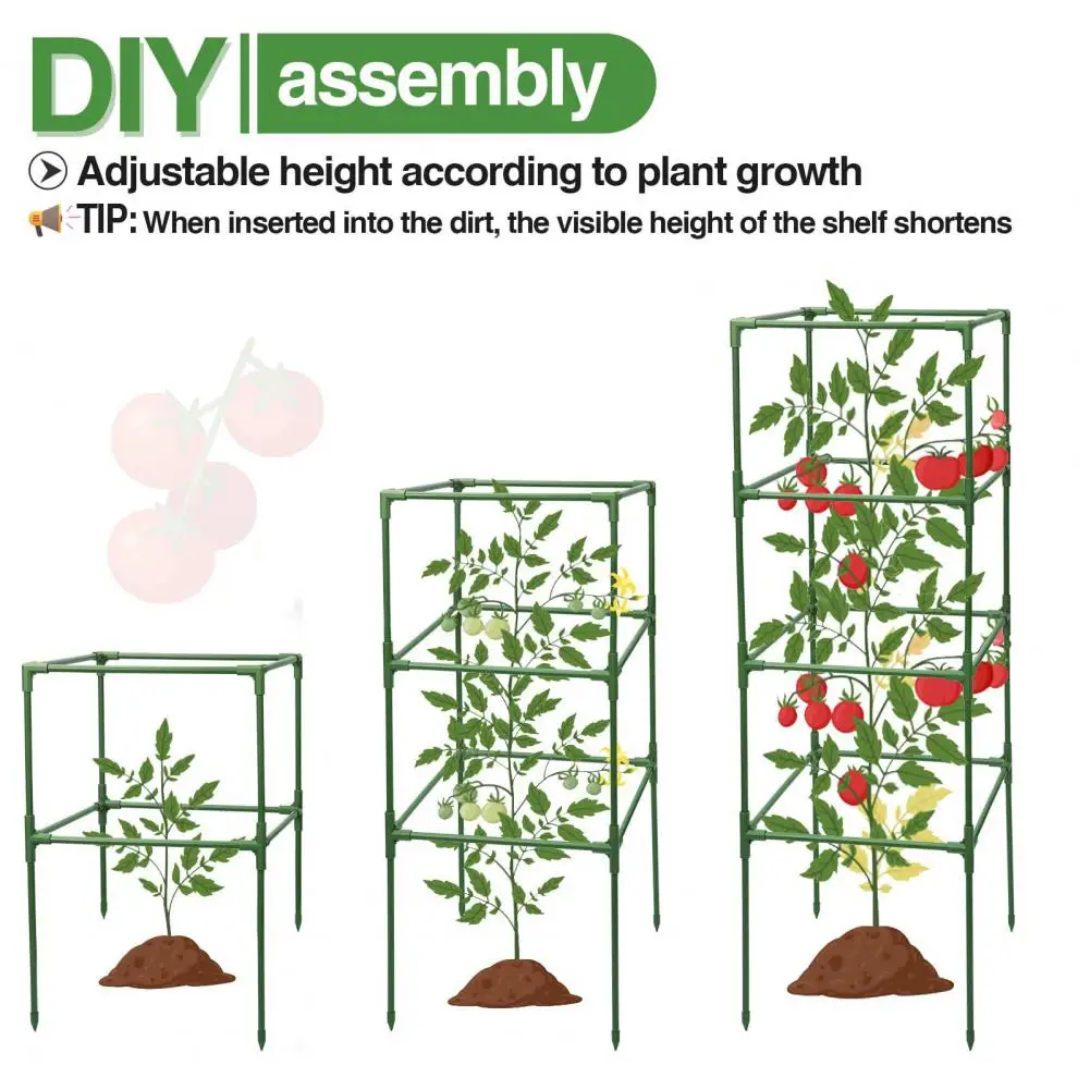 日焼け防止トマトトレリス防錆植物クライミング実用的な庭のつる植物トマトトレリス