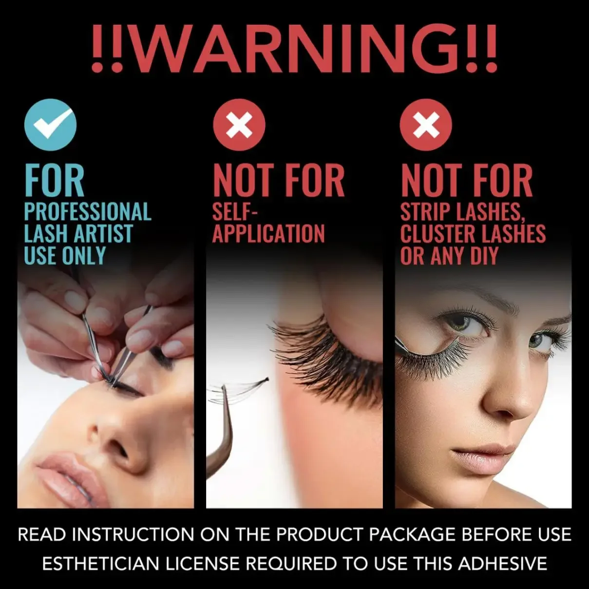 Gollee 0.5s رمش تمديد الغراء التجفيف السريع المهنية رمش لاصق مقاوم للماء جلدة لوازم لصالون رمش الغراء #3