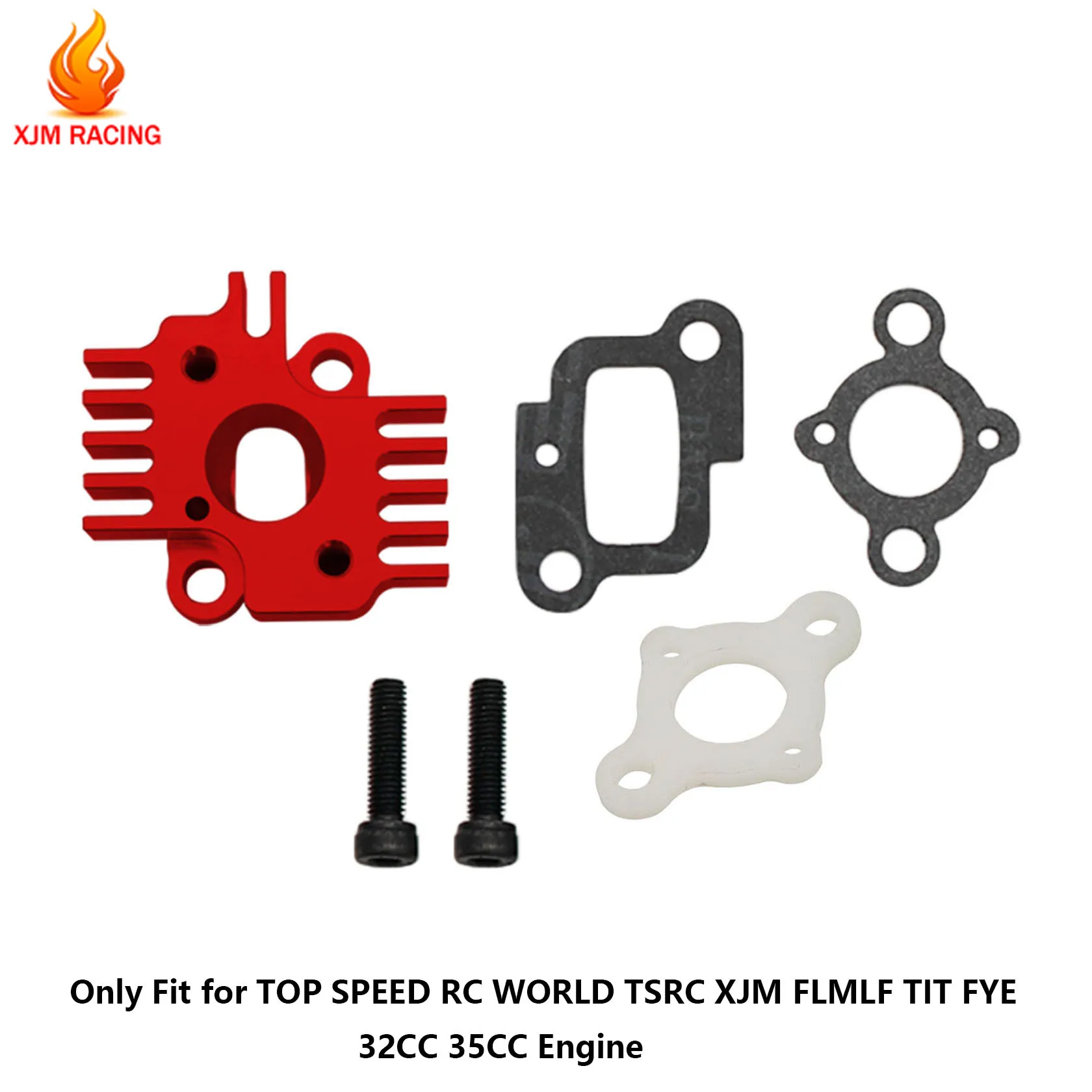 CNC Inlaatspruitstuk Kit voor 1/5 HPI ROFUN ROVAN KM BAJA Losi 5ive T FG GoPed RedCat FID DTT RCMK MCD 23CC-71cc Motoren Onderdelen