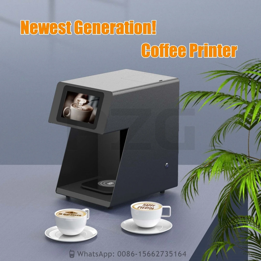 

110V 220V High Definition 15 Seconds Fast Printing Coffee Printer Food Printing Machine Cake Printer With Ink Cartridge