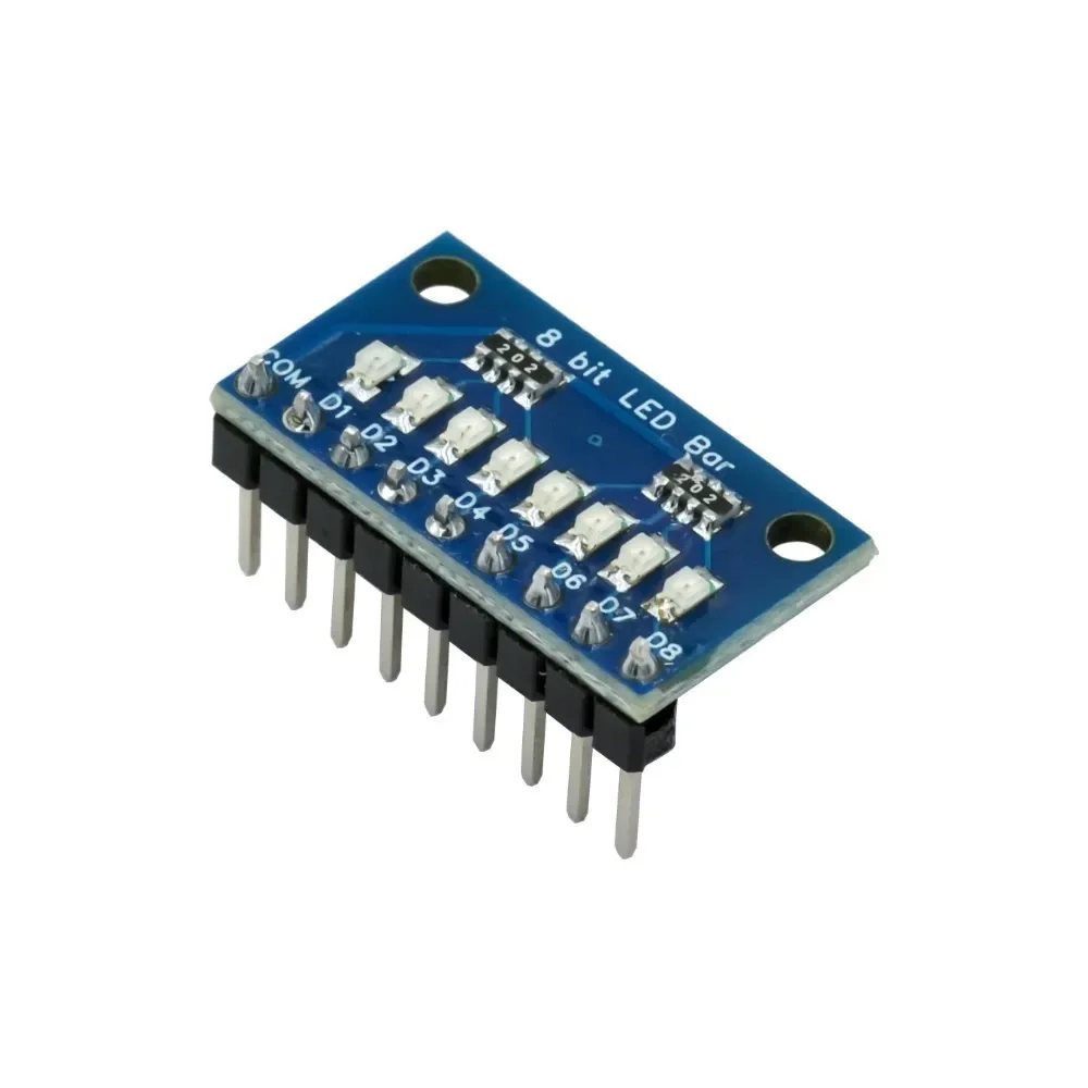 3-24V 8 Bit Blue/Red Common anode/cathode LED indicator Module Breadboard starter kit Board for MCU ARM 3d printer UNO MEGA2560