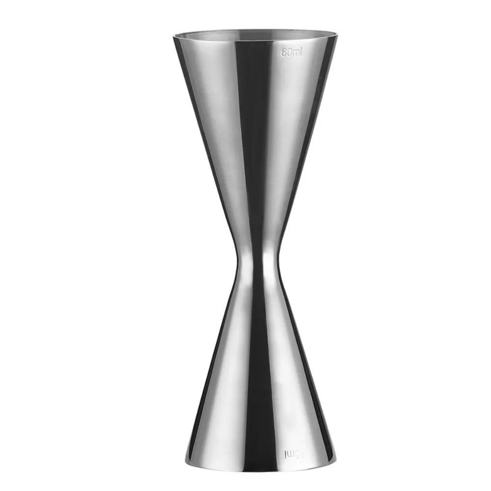 

30/45ml Cocktail Jigger Stainless Steel Surface Smooth Cocktail Measuring Cups with Scale Polished Dual Shot Bartender