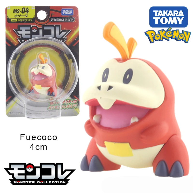 TOMY figuras de Pokémon Kawaii, Pikachu, Eevee, Sprigatito, Fuecoco, Scorbunny, Quaxly, Charizard, Lucario, Garchomp, regalo de colección de Anime