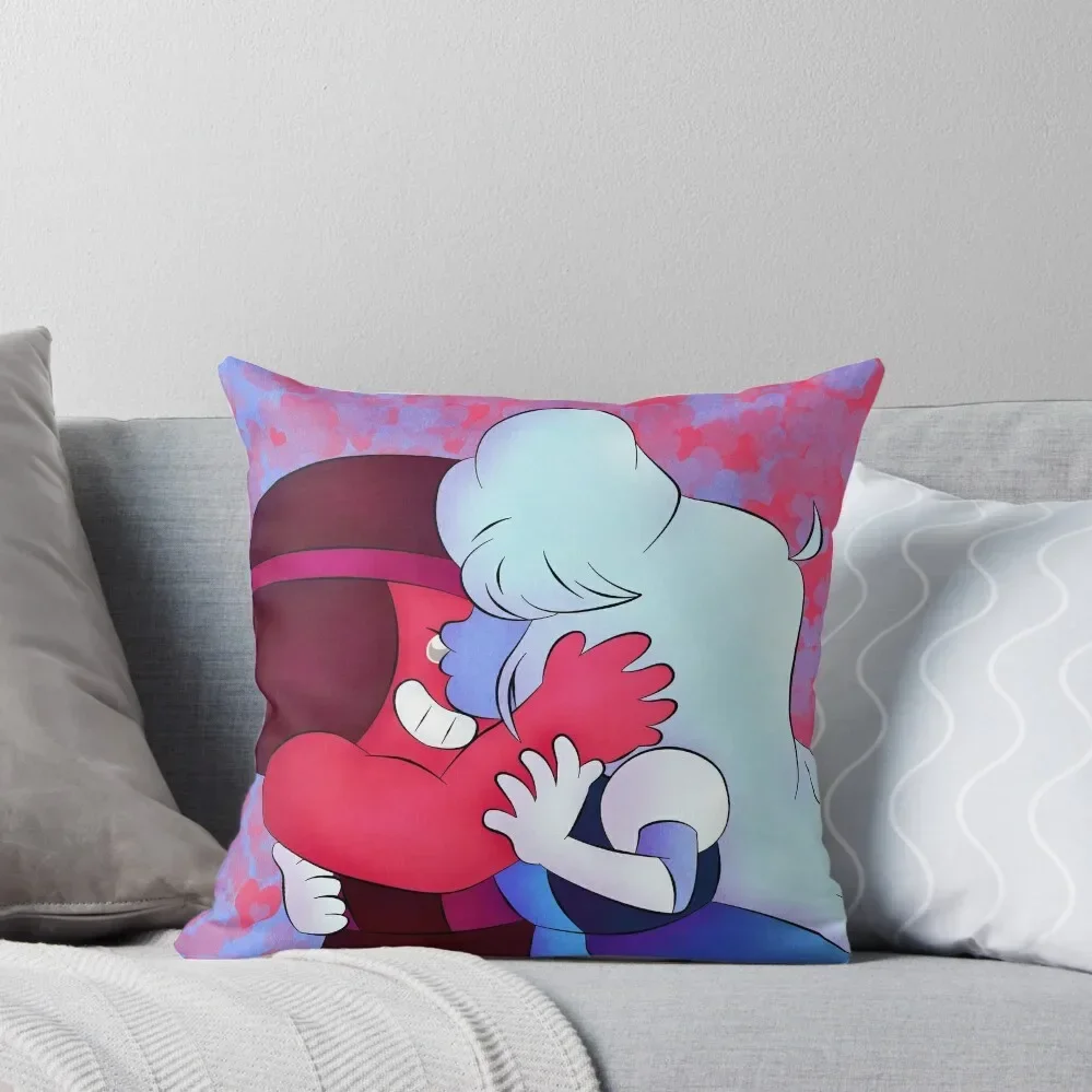 Ruby & Sapphire Throw Pillow Pillowcases Cushion Covers Sofa home decor items pillow