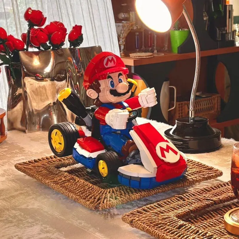 2025 novo padrão gato clássico jogo de corrida modelo carro blocos de construção cidade carro montagem tijolos brinquedos das crianças presentes natal