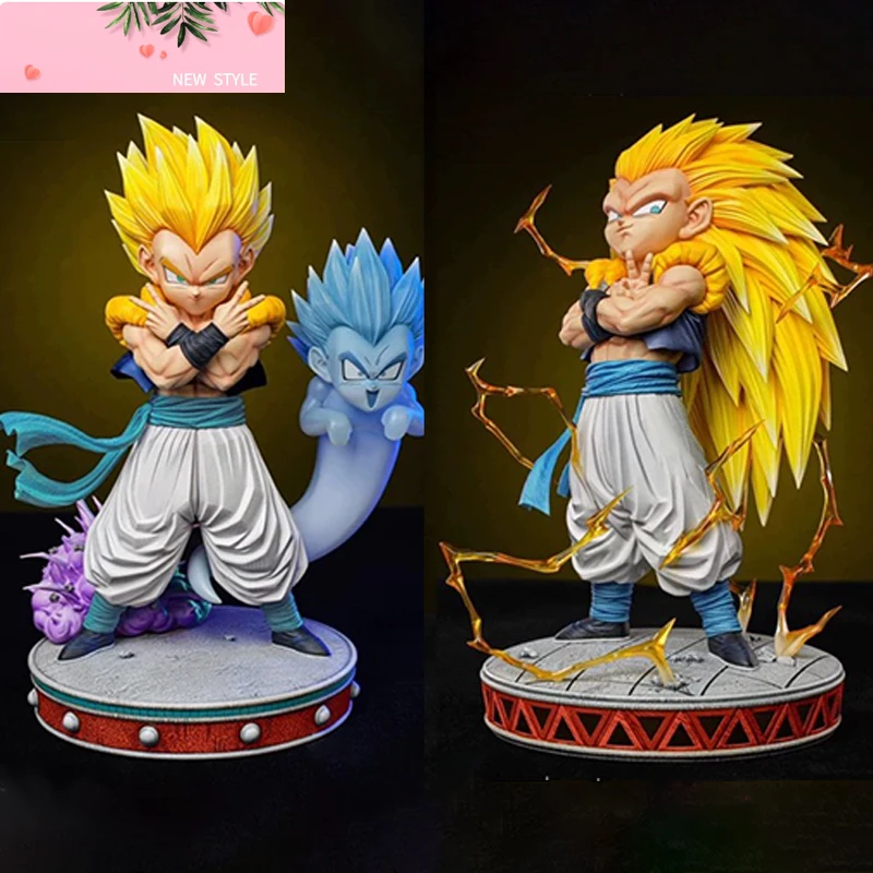 

Dragon Ball Z Gotenks Ssj3 Figure Super Saiyan 3 Gotenks Action Figures 25cm Pvc Statue Collection Model Toys For Children Gifts