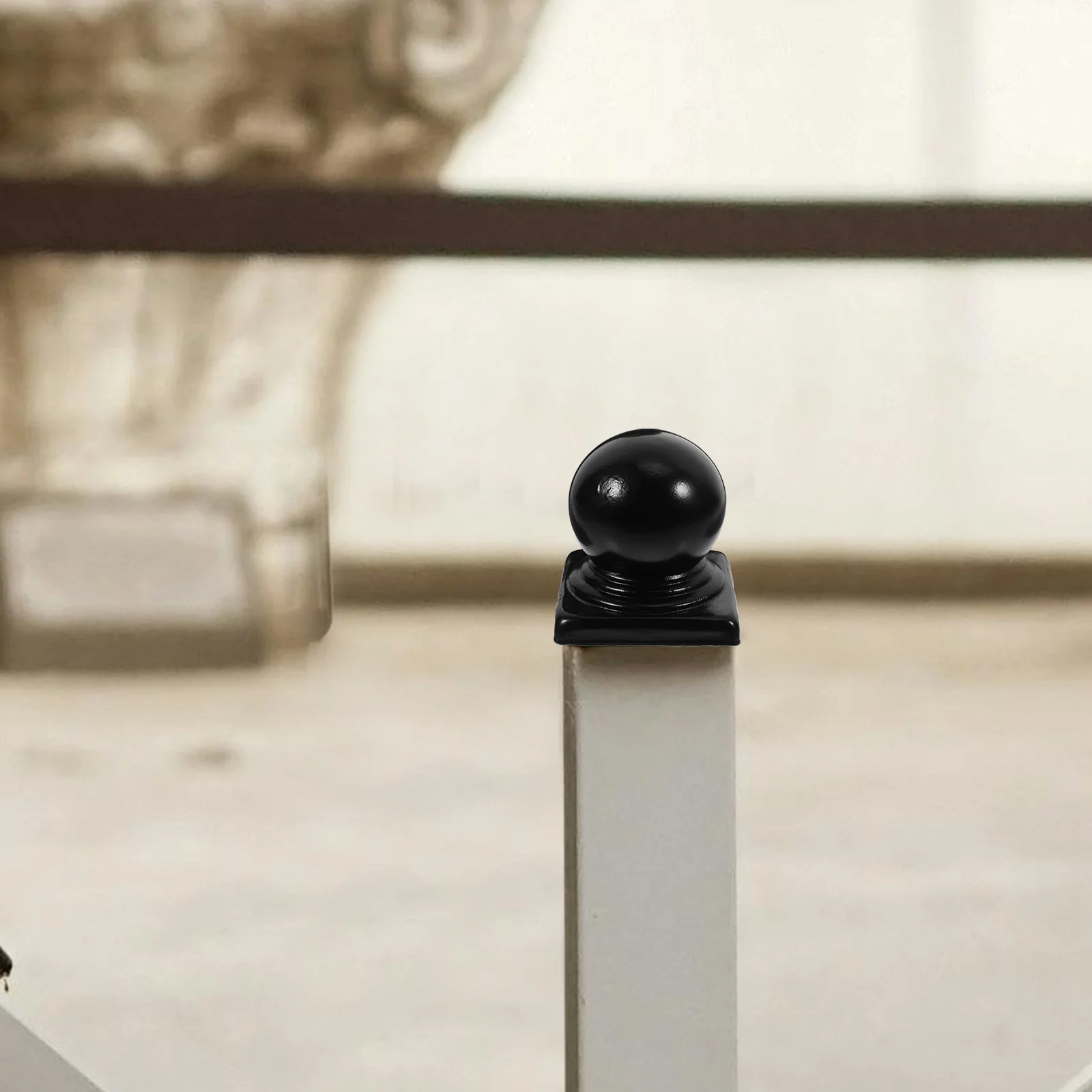 

Decorative Fence Finial Metal Post Cap for Outdoor Railing Wind Rain Sun Protection Fit Various Specifications Fence Supply