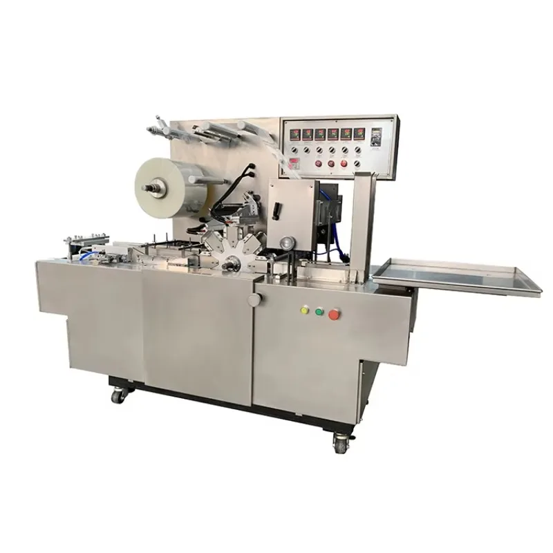 Full Automatic 3 Three Dimension Box Wrapping Machine, Cosmetic Perfume Box Cellophane Wrapping Machine