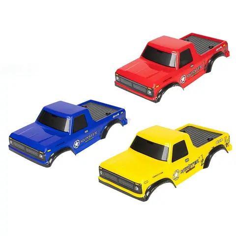 【Blixtrea】Mjukplast F150 Kaross för Axial SCX24 1/24 RC Crawler Bil DIY Karosstillbehör, Blå 8 best sales axiella scx24-kroppar - №3