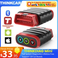 THINKCAR THINKDIAG Mini escáner OBD2 para todos los vehículos. Diagnóstico completo del sistema. Herramienta de diagnóstico automático. Lectura y borrado de errores. Actualización gratuita de por vida.