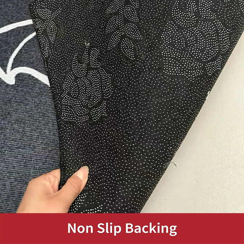 عيد الميلاد السجاد الكرتون الزنجبيل رجل كريستال المخملية المطبخ الكلمة حصيرة عدم الانزلاق سجادة باب دخول سجادة باب السنة الجديدة ديكور المنزل #4