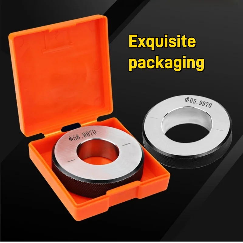 1pcs 1mm-60mm Smooth Ring Gauge Inner Diameter Calibration Gauge ±0.003mm Setting  PLAIN Ring Gauges Calibration Measuring Tool