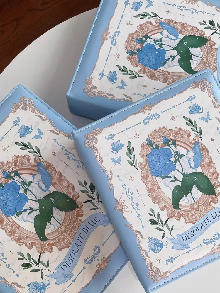 사일런트 블루 로즈 A4/A5 PU 가죽 카드 앨범 – - Polaroid Photo Album 리뷰 및 가격
