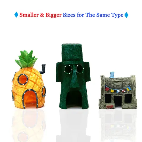 12 best sales Svampbob akvariumdekoration - №4