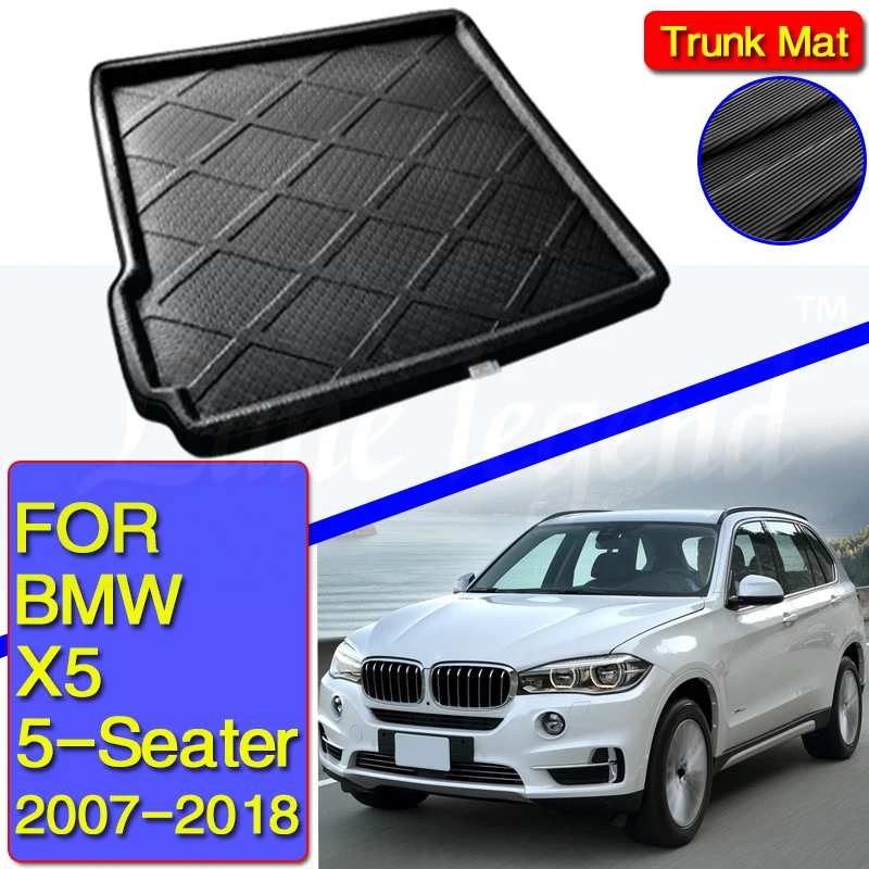 

For BMW X5 E70 F15 2007-2018 5-Seats Rear Trunk Mat Cargo Tray Boot Liner Floor Carpet 2008 2009 2010 2011 2012 2013 2014 2015