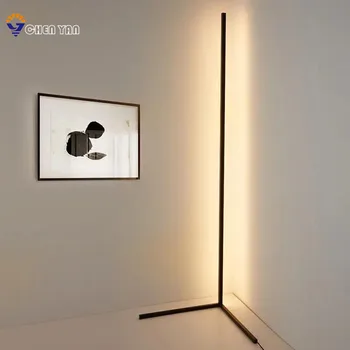מנורת רצפה פינתית חכמה עם תאורת צבעים וסנכרון מוזיקה