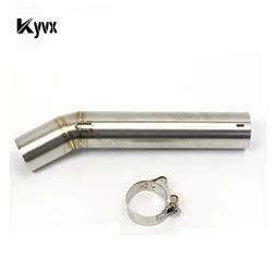 Motorcycle Exhasut Muffler Pipe Motorcycle Muffler Link Pipe Connect Pipe For HONDA CB1300 Middle Tube Accessories