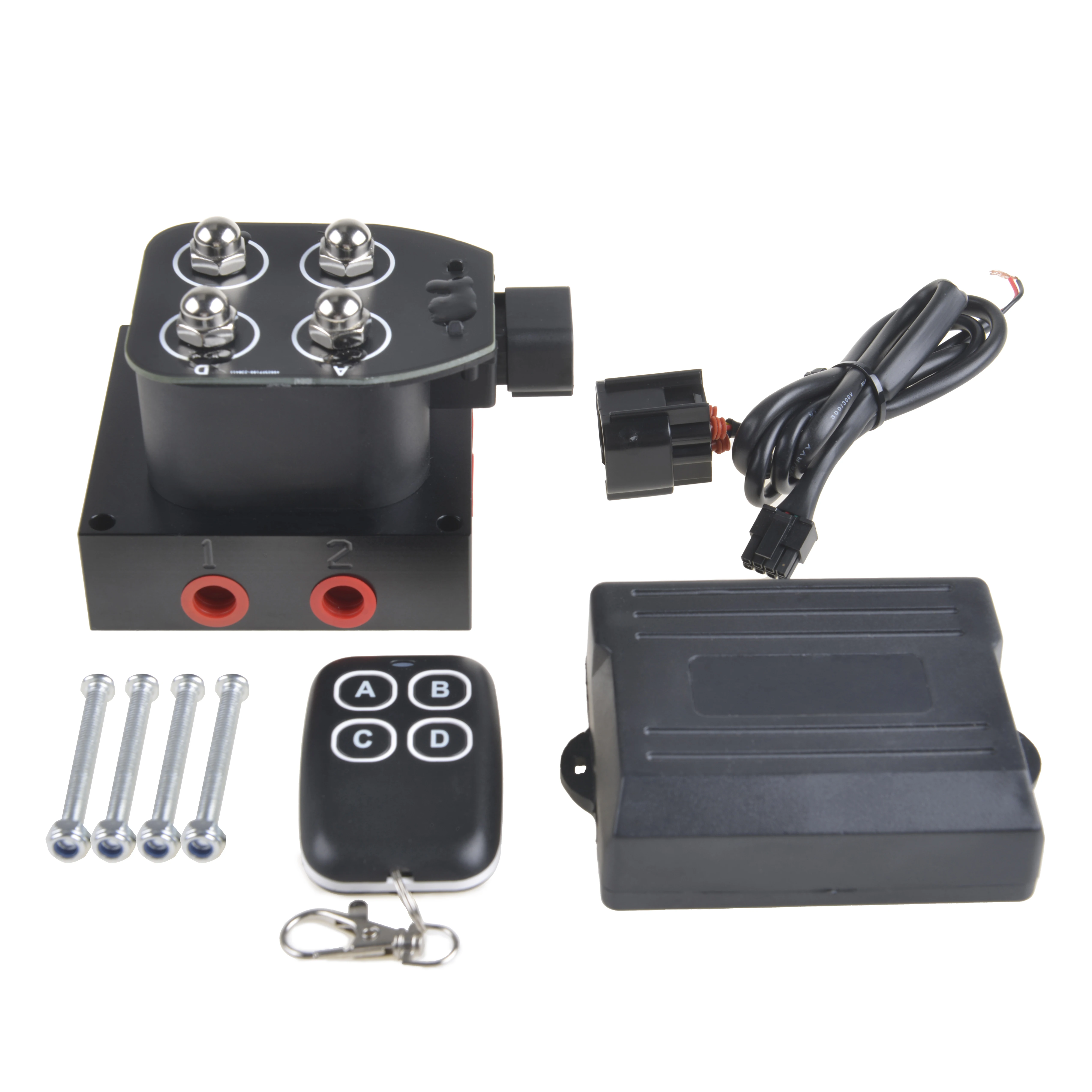 Universal 12V Solenoid Valve Air Ride Suspension Manifold Valve Vu2 With Remote Controller