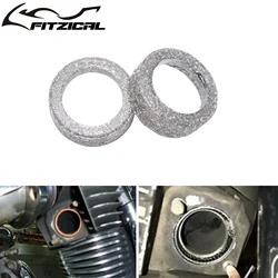 2xMotorcycle Exhaust Crossover Gaskets Seal For Harley Sportsters XL883 1200 2004-2017 Softail FXST/C FXSTS/B FLST/C 2000-2006