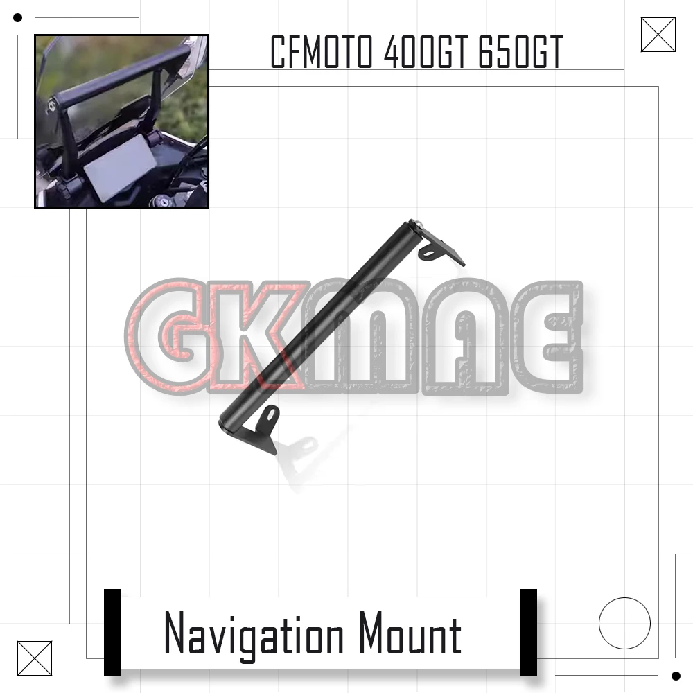 

New For CFMOTO 400GT 650GT GT 400 650 Motorcycle Modified Aluminum Alloy Navigation Mount Multifunctional Expansion Bracket