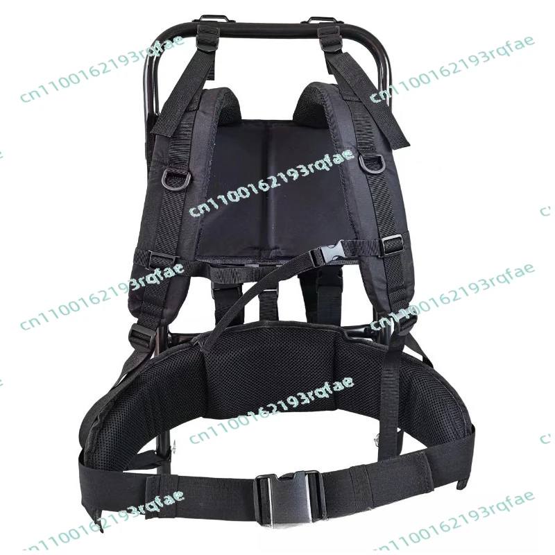 سبائك الألومنيوم الثقيلة حمل المحمولة للطي تسلق الجبال التخييم المشي لمسافات طويلة في الهواء الطلق مغامرة الإنقاذ على ظهره الإطار الخارجي 60 كجم #1