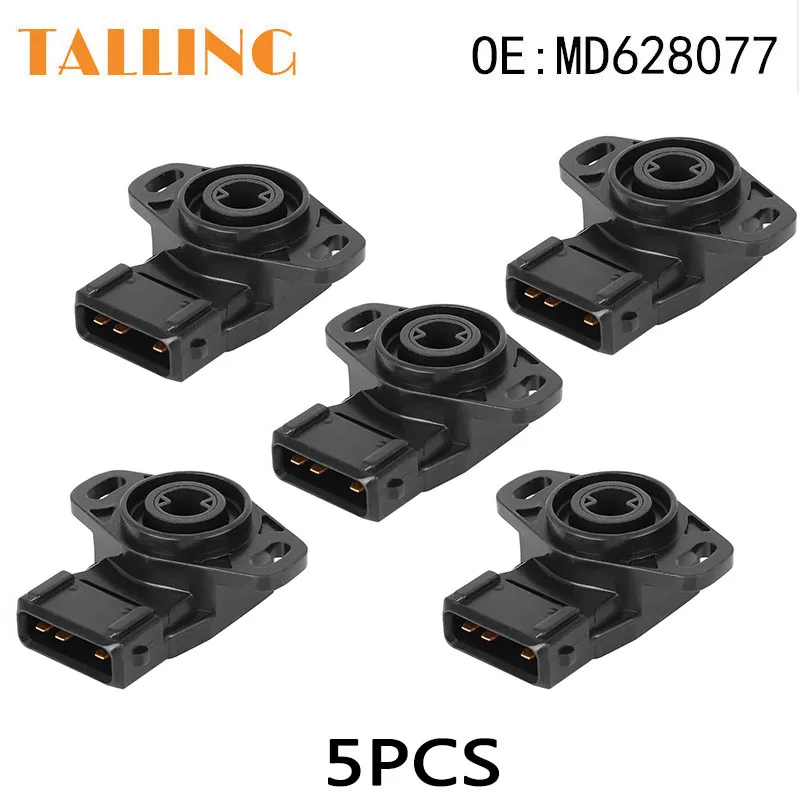 

5Pcs TPS Throttle Position Sensor for Mitsubishi Eclipse Galant Montero SportChrysler Sebring Dodge Stratus 1999-2005 MD628077