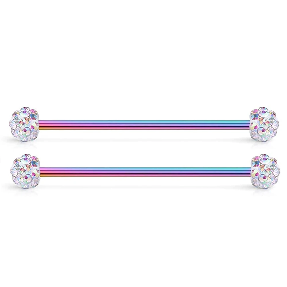 Fashion Cool Colorful Small Stud Earrings for Women Men Piercing Stainless Steel Circle Hoop Earrings Punk Girl Dangle Earrings