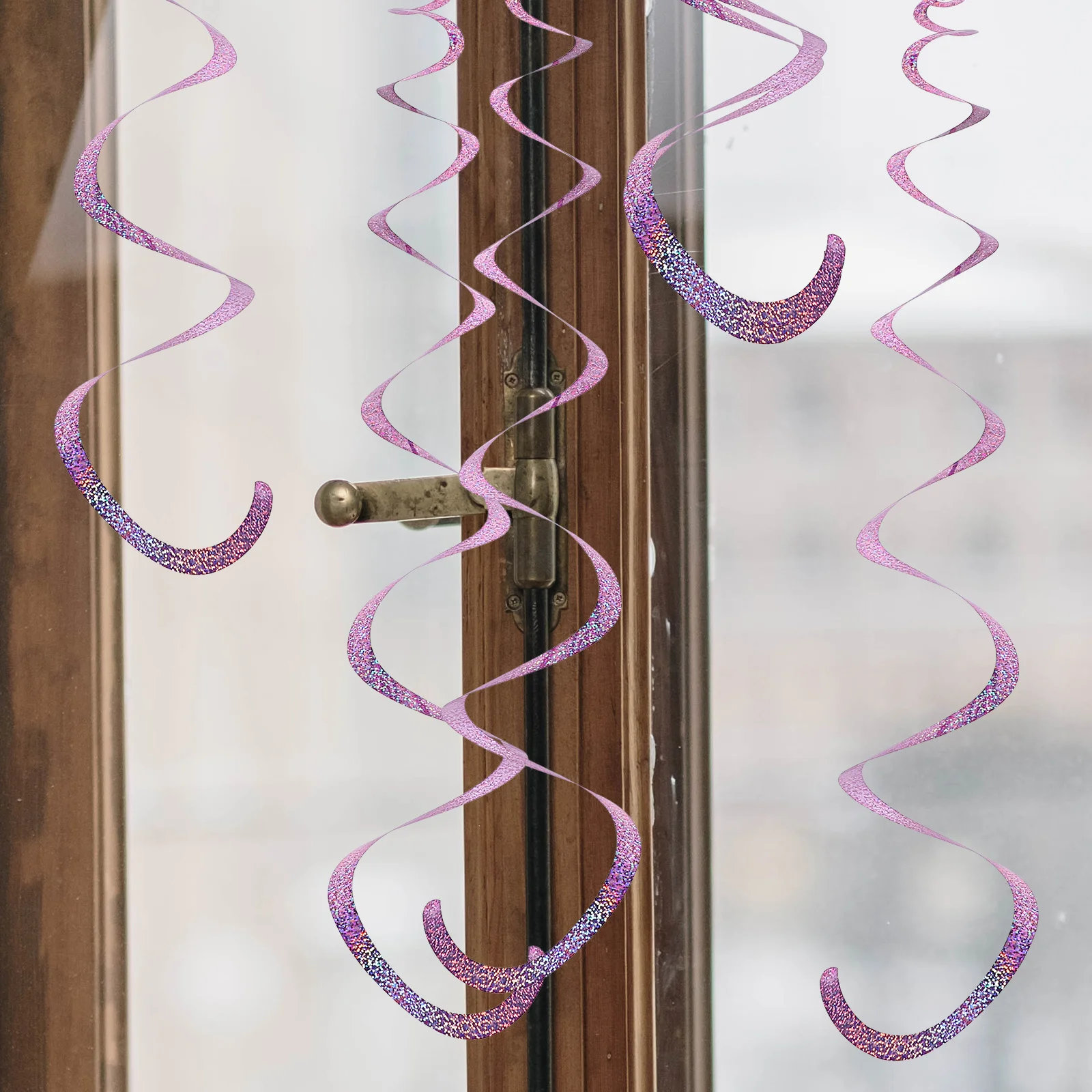 

30pcs Spiral Hanging Decorations Colorful Curling Swirls For Party Ceiling Wedding Christmas Graduation Baby Shower Holiday