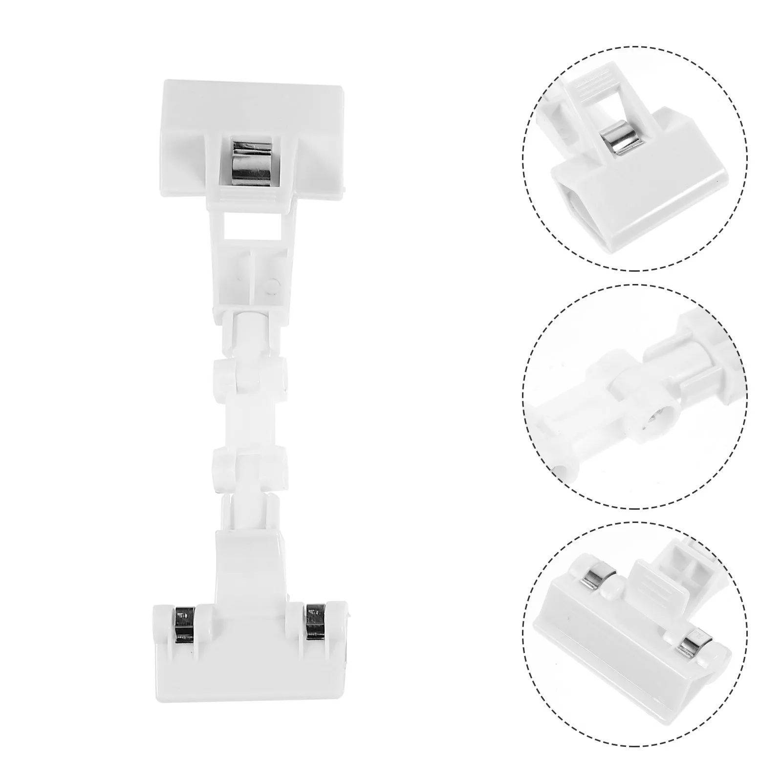 

10 шт. прочных пластиковых держателей-клипс для ценников, этикеток, именных карточек, меню, рекламных вывесок, для супермаркетов и розничной торговли