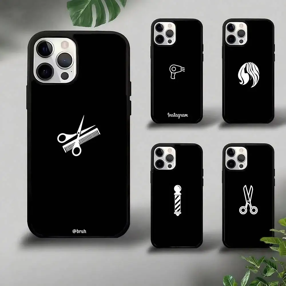 

1 шт., парикмахерская, инструменты для прически, чехол для телефона с сильным магнитом для IPhone17 16 15 14 13 Pro Max 11 12 Mini