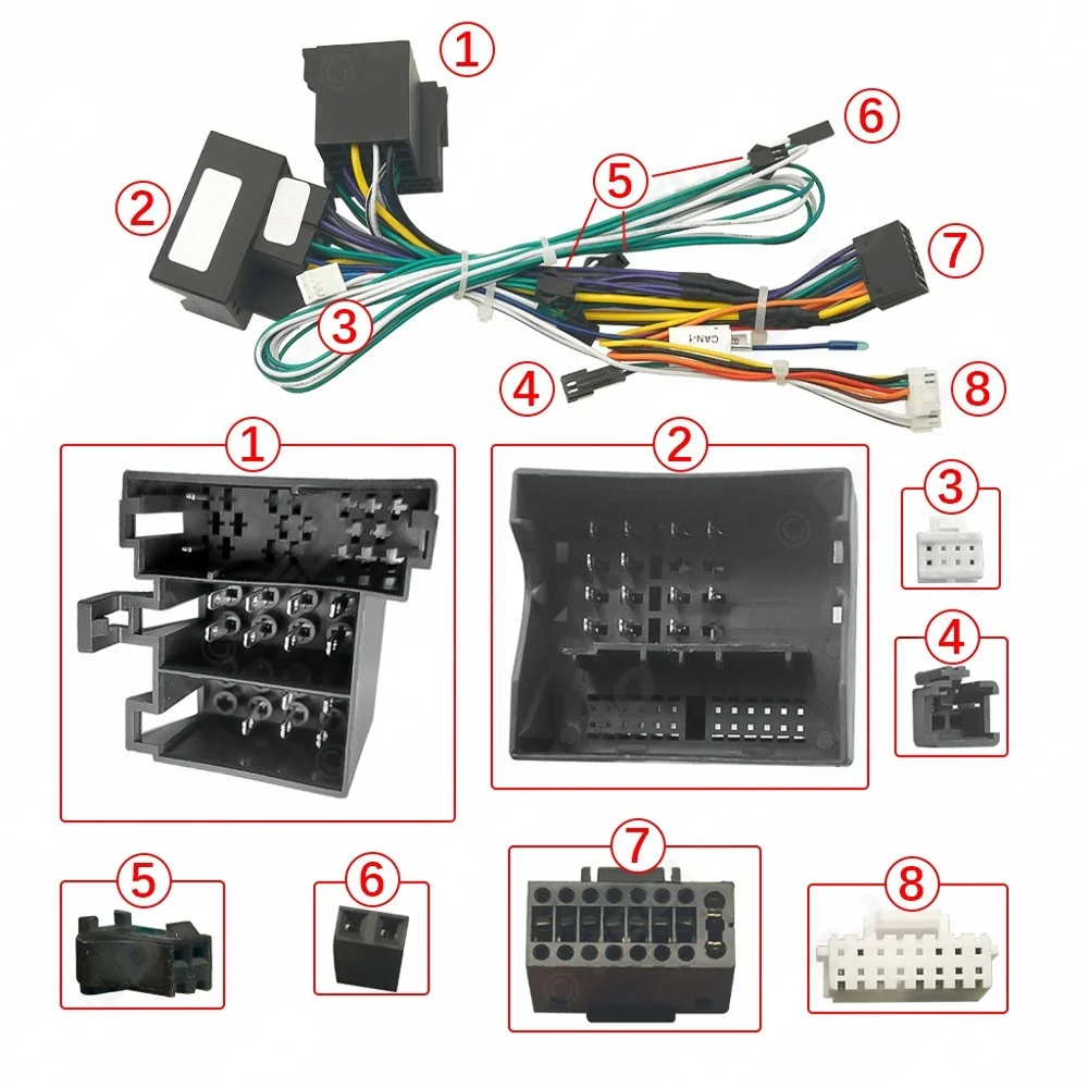 Canbus box Adaptor RP5-RN-101 For Land Rover Freelander2 2006-2012 With Wiring Harness Cable Android Car Radio