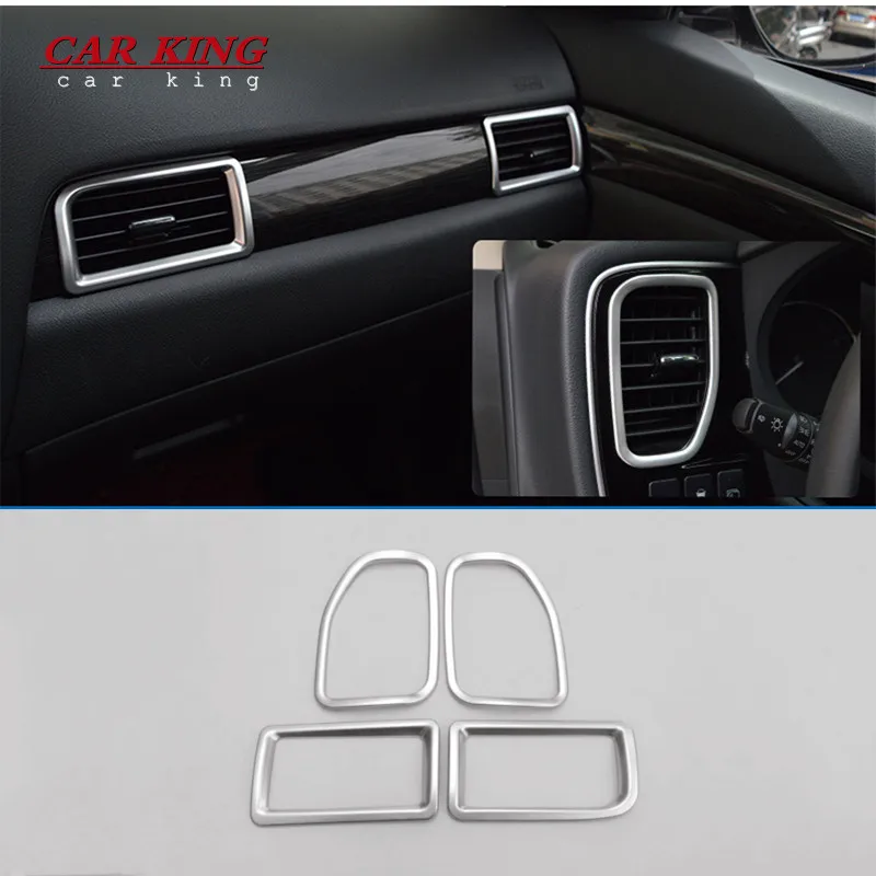 

For Mitsubishi Outlander 2016-2020 Car Styling Accessories Console Air Conditioning Outlet Cover Trim Auto Interior Decoration