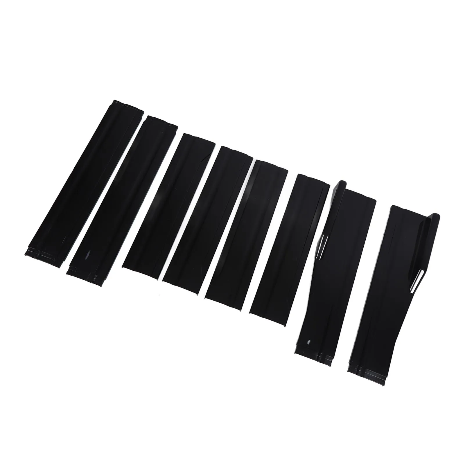 

Задняя боковая юбка (78,7 дюйма/2 м, 8 шт., глянцевый черный, удлинитель боковой юбки, универсальная посадка, артикул 2380) - Деталь модификации автомобиля