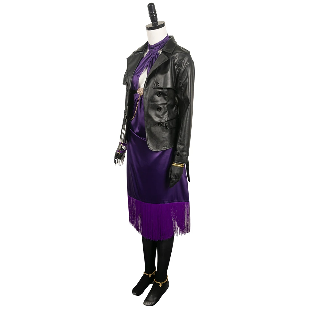 Cosplay Kazama Jin para homens e mulheres, roupas de Halloween, traje carnaval, fantasia, jogo, Tekken 8 ALISA, jaqueta