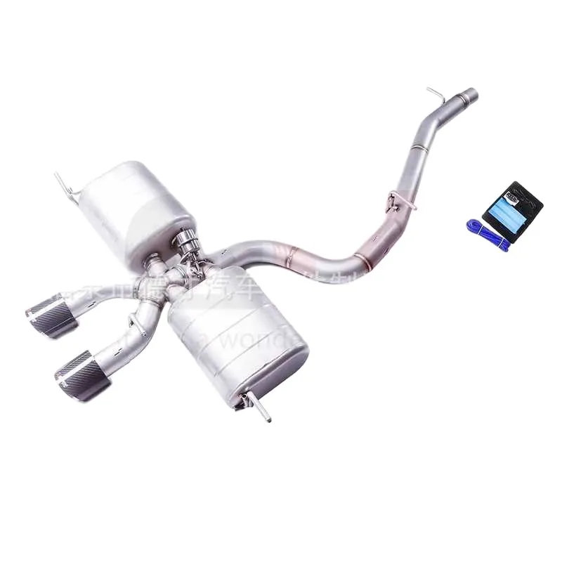 골프 6R 개조용 GFC 중간 배기밸브 배기 파이프 중간 배기 시스템 배기 파이프 사운드 웨이브